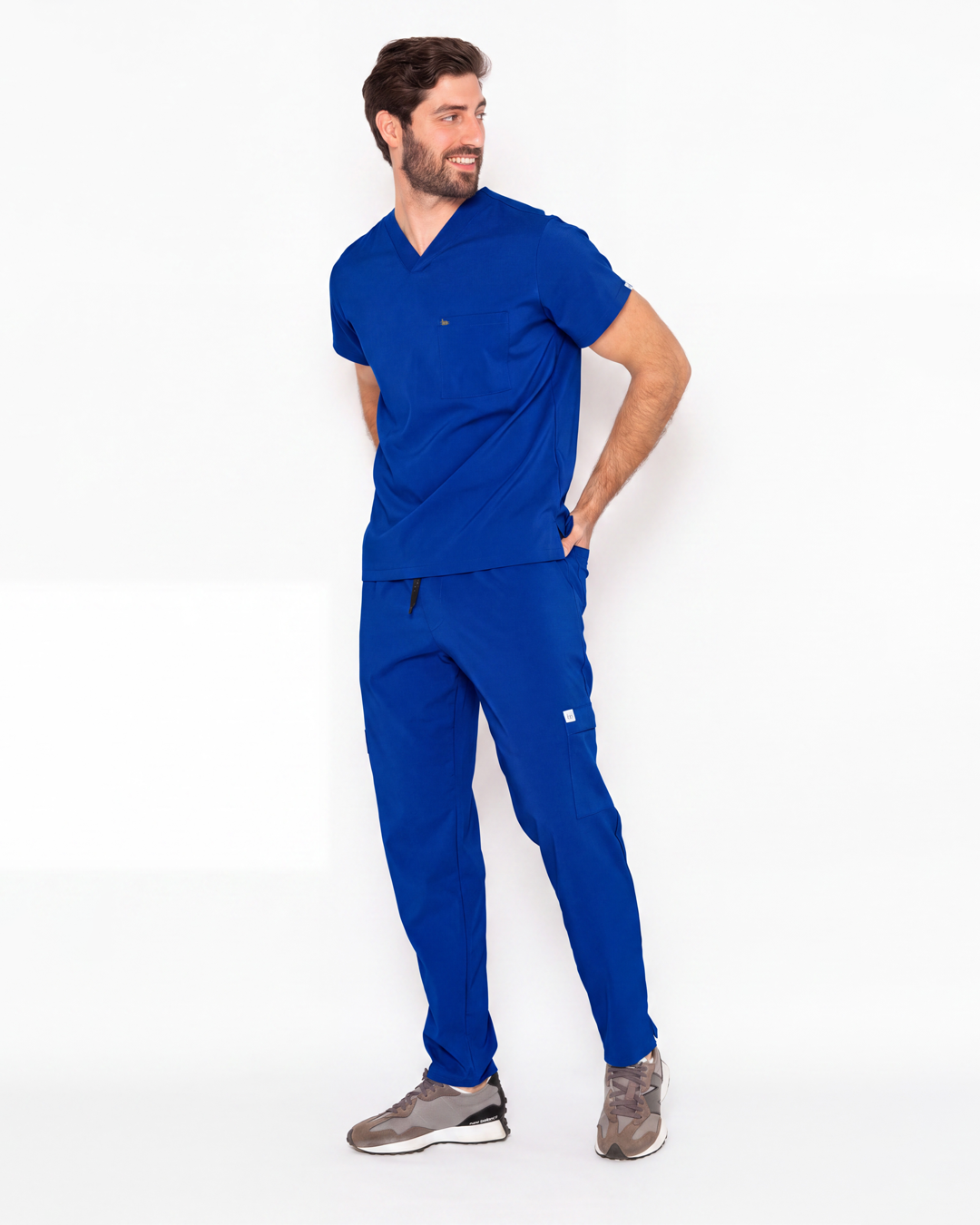 Ambos Hugo color azul francia