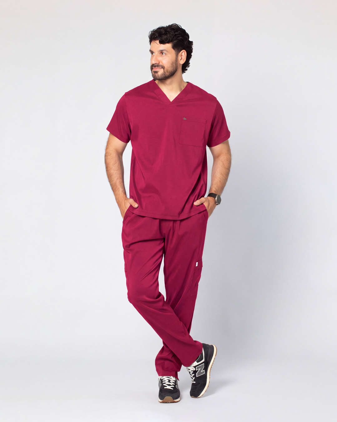 Ambos Hugo color magenta