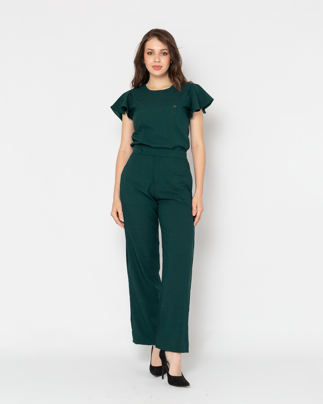 Ambos Barbi color verde esmeralda