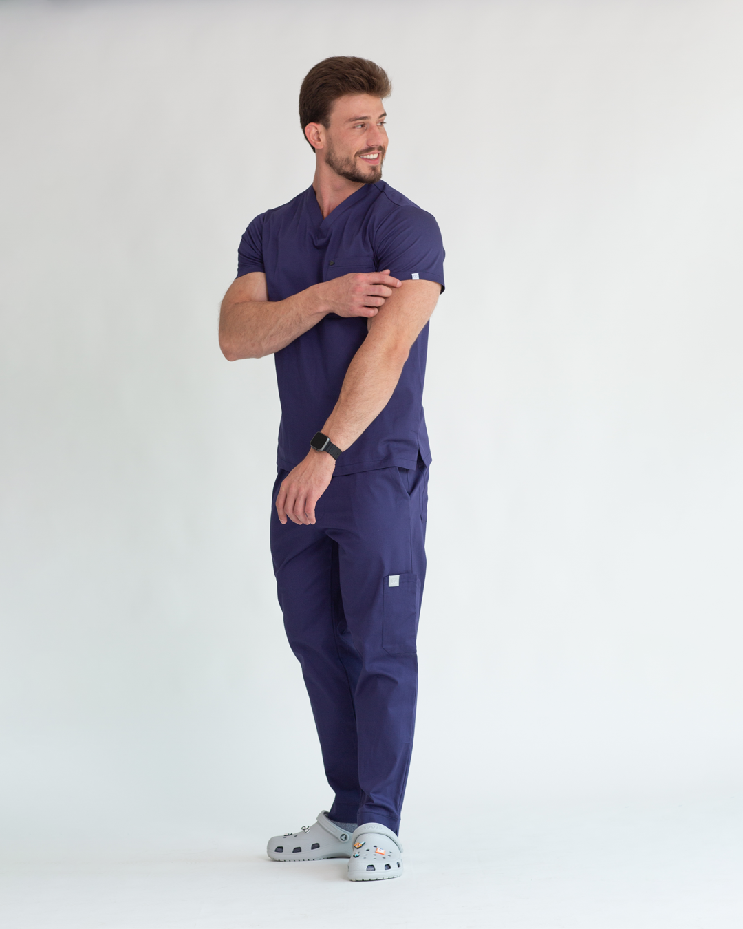 Ambos Adrian color azul marino