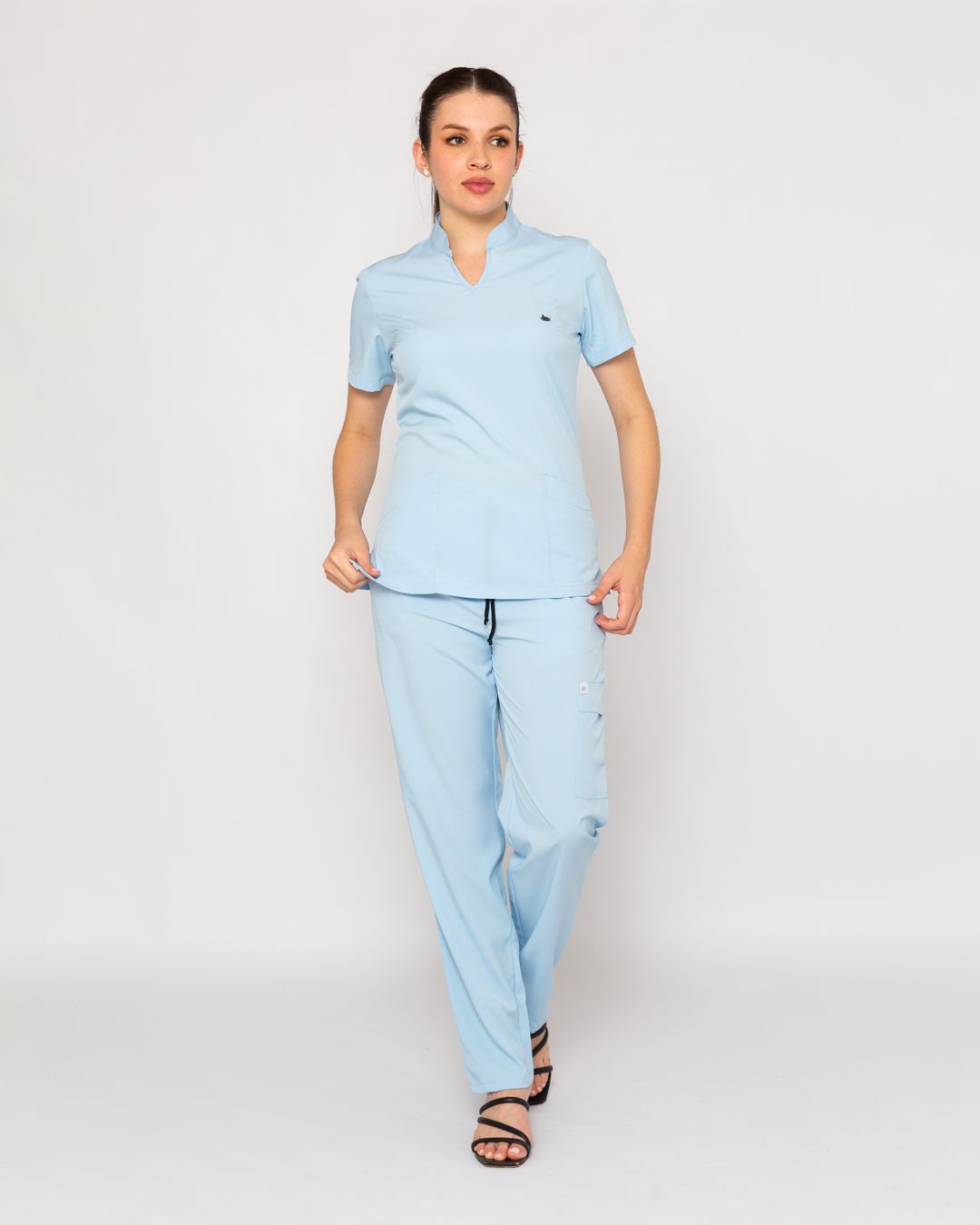 Ambos Thais color celeste