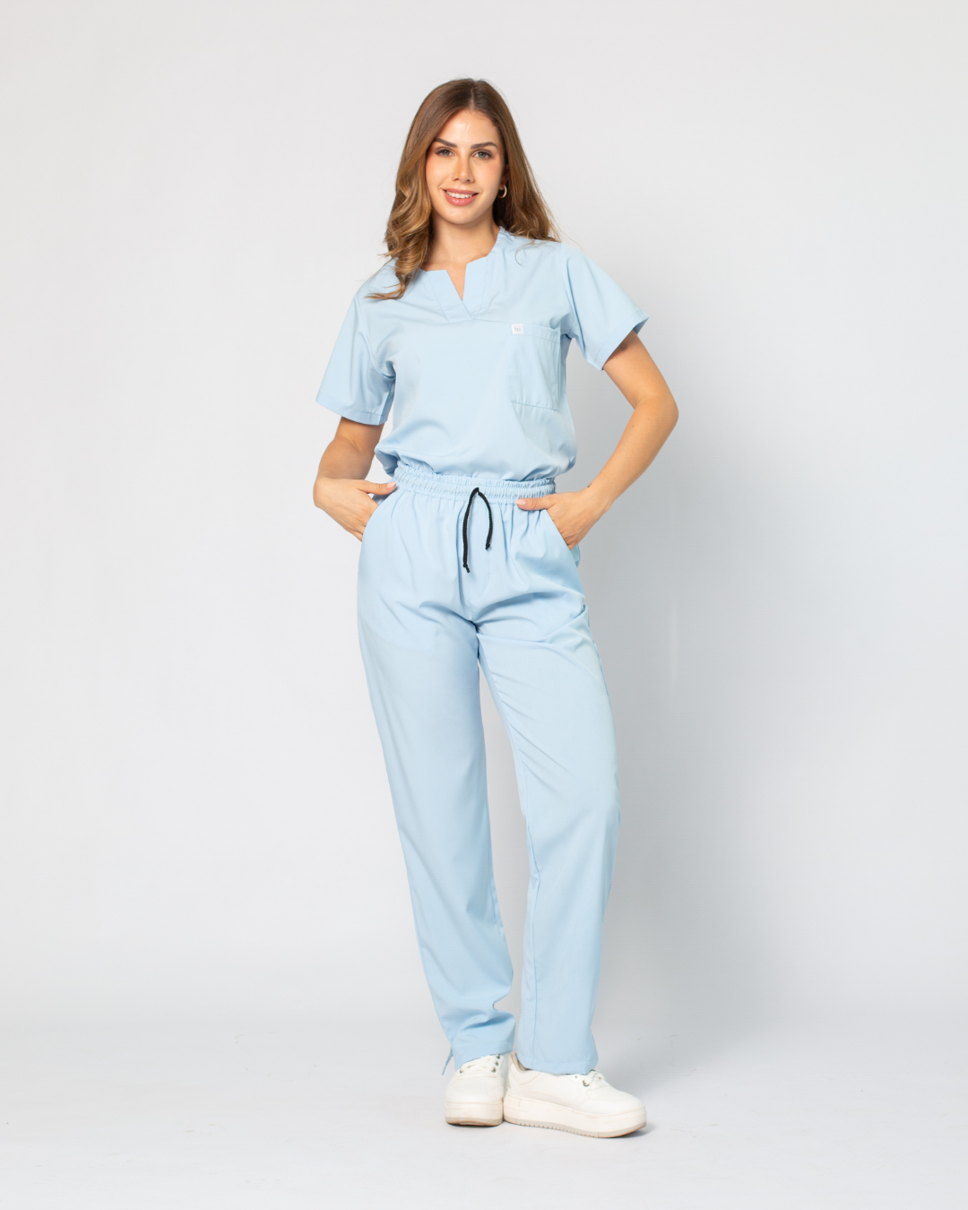 Ambos Victoria color celeste