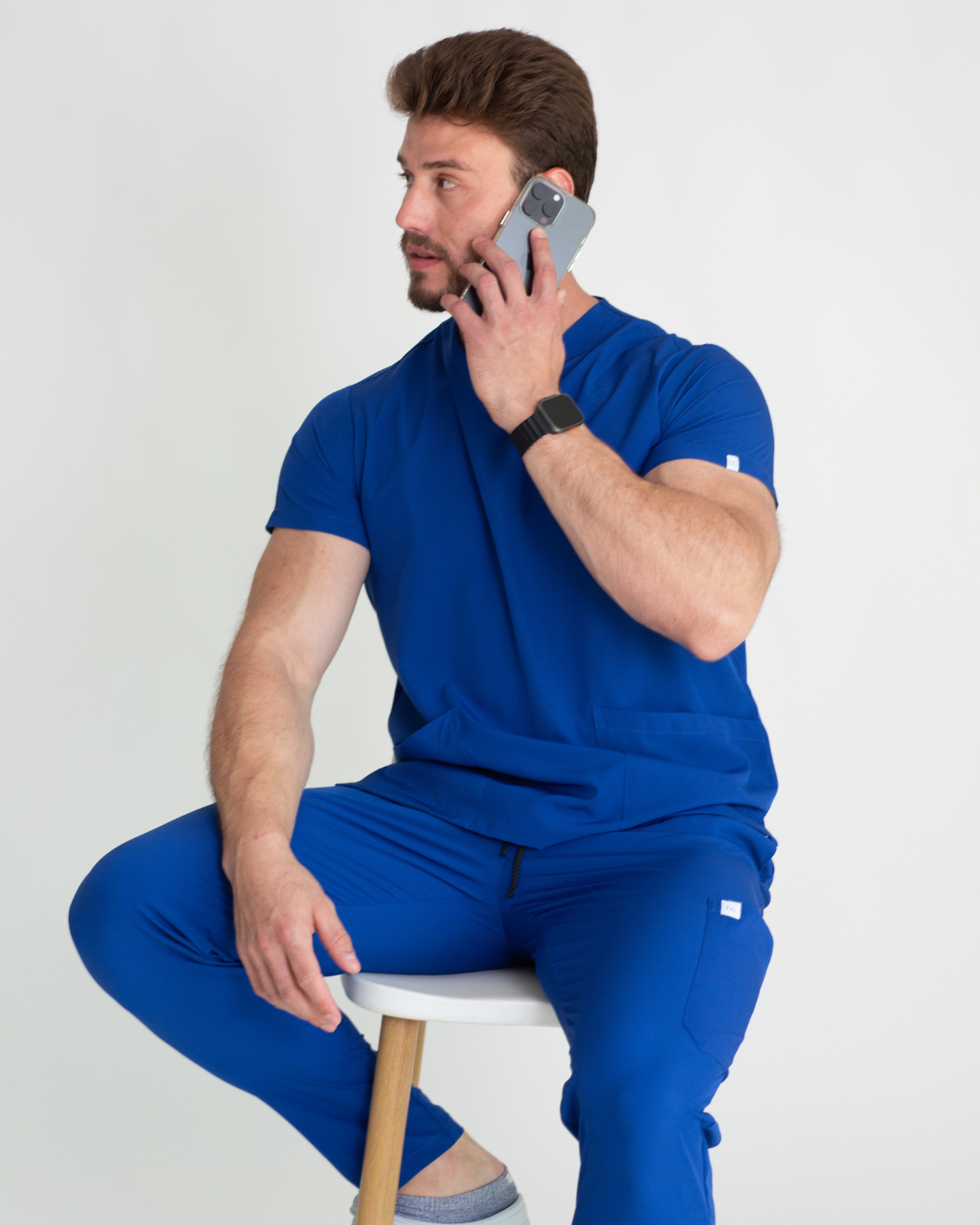 Ambos Mateo color azul francia