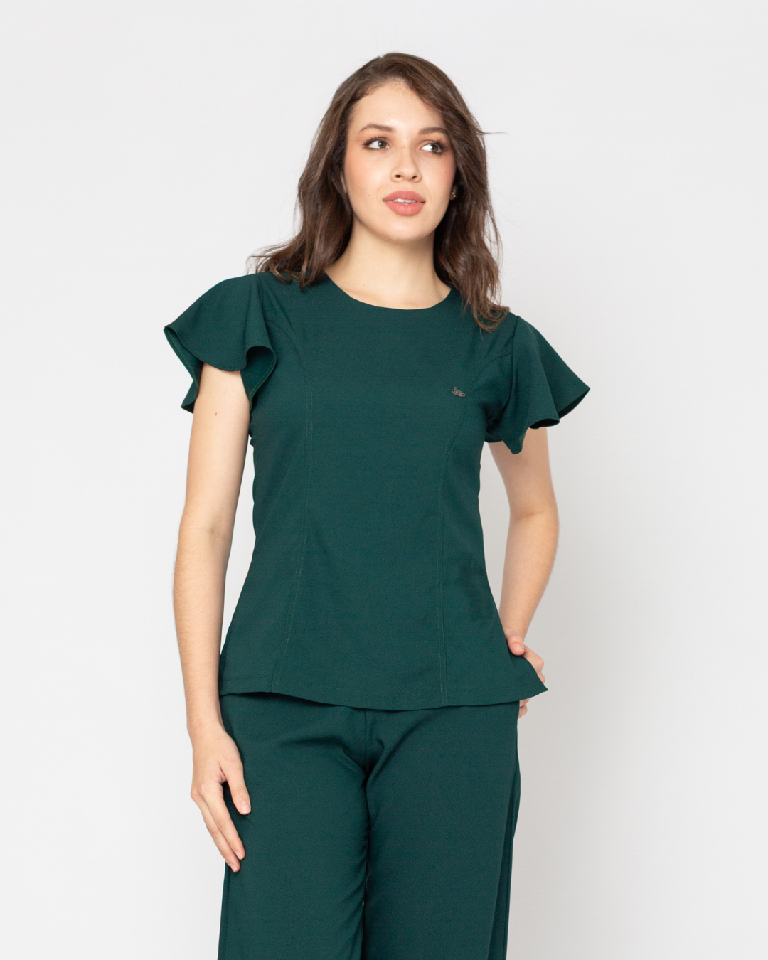 Ambos Barbi color verde esmeralda