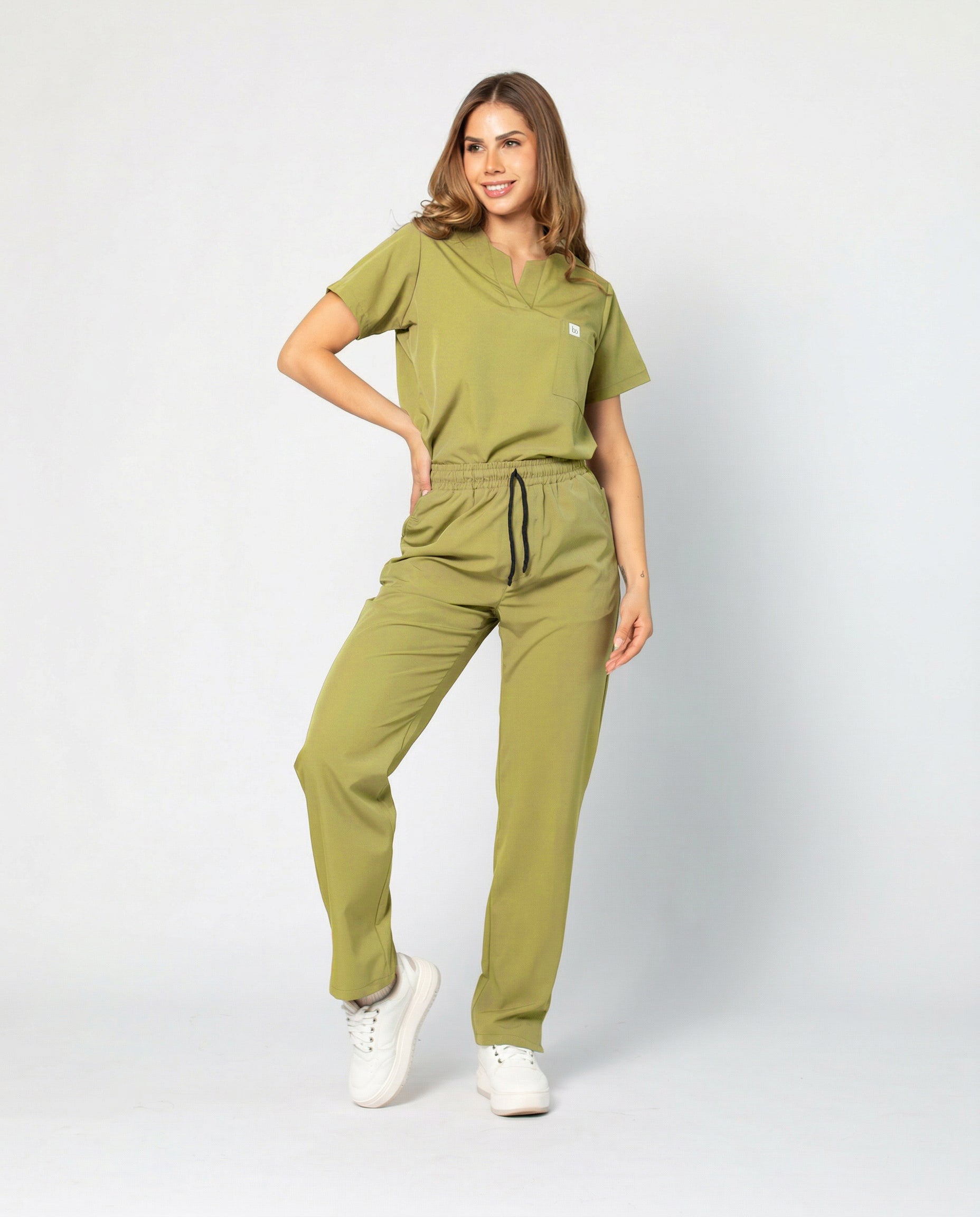 Ambos Victoria color verde olivo