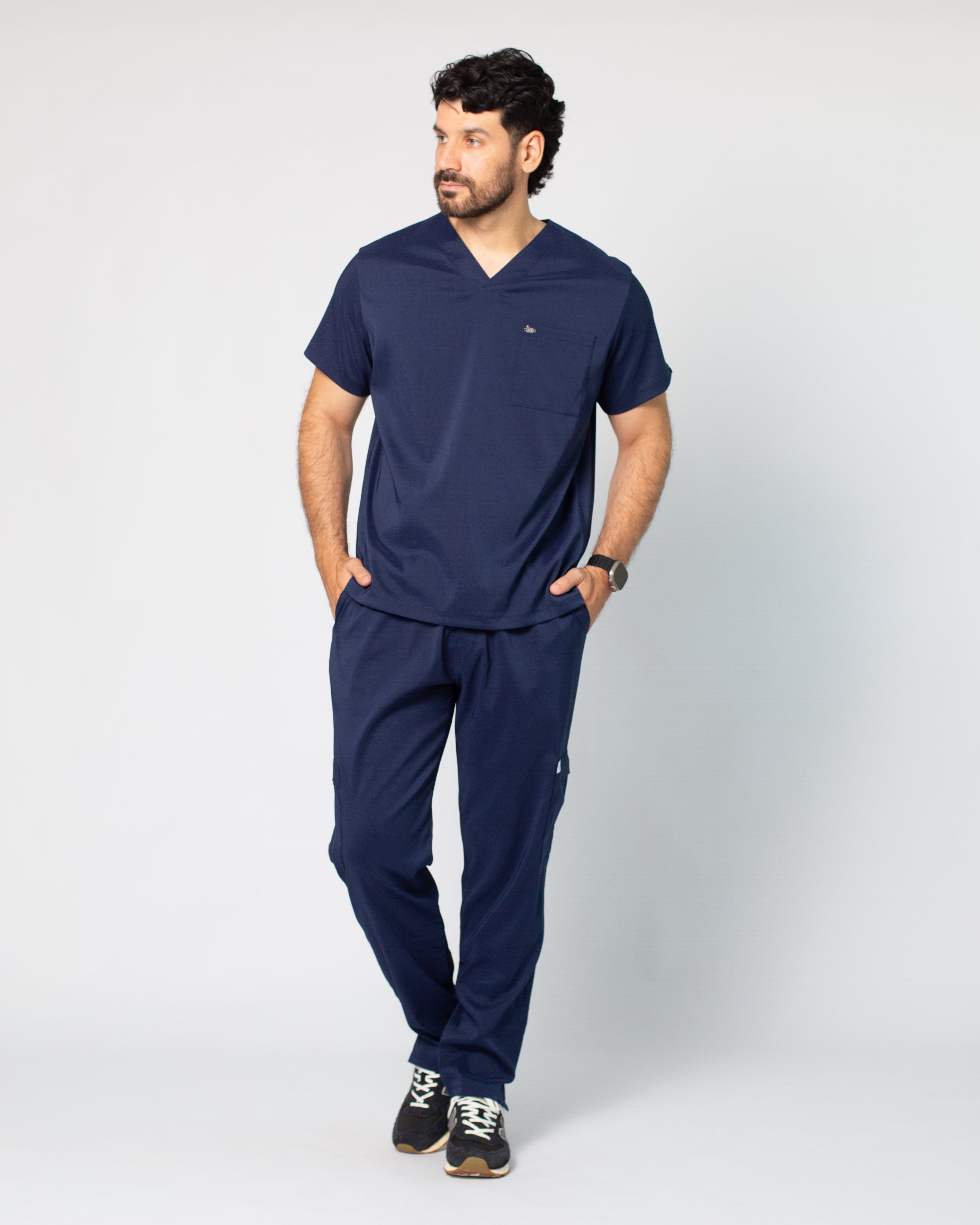 Ambos Hugo color azul marino
