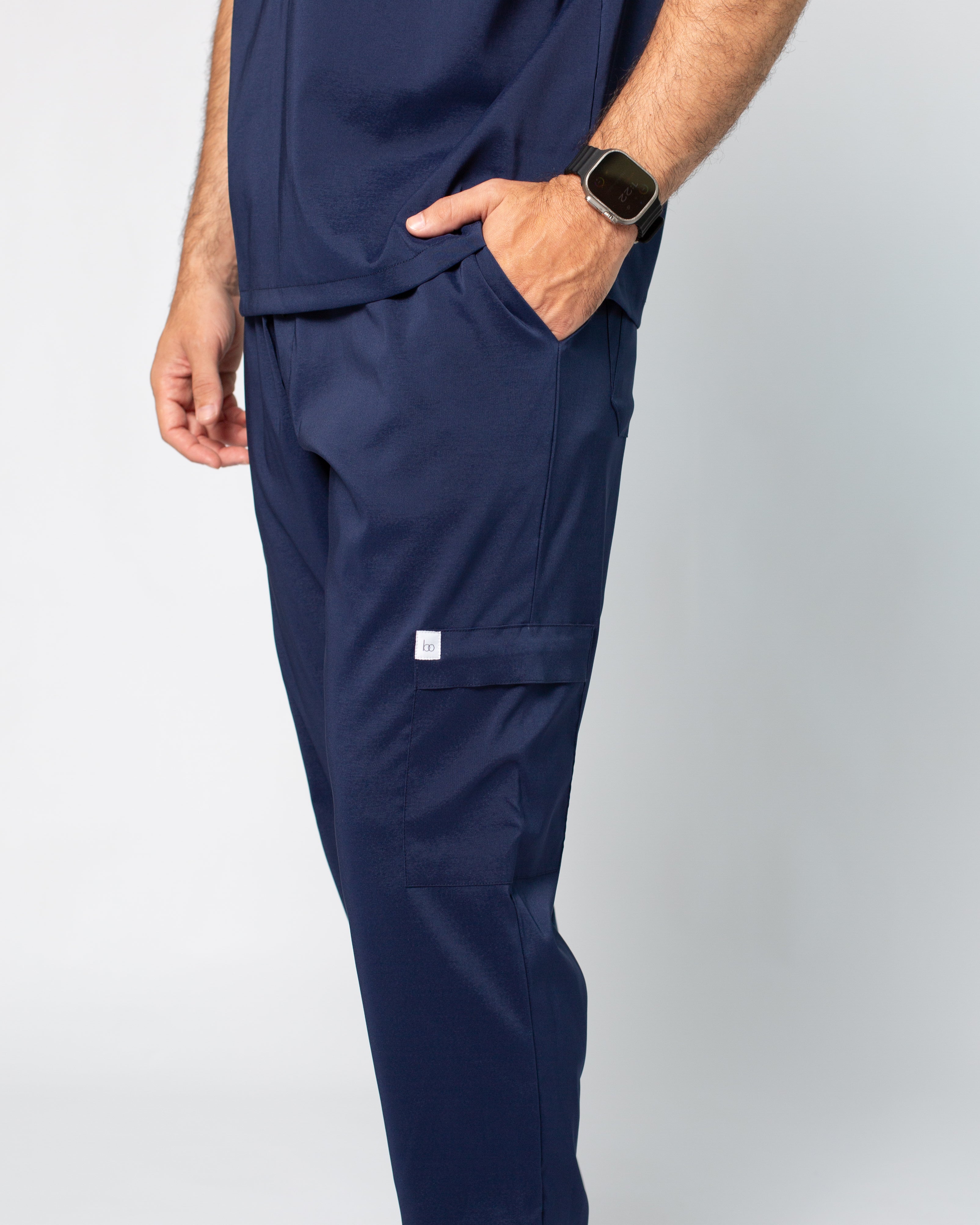 Ambos Hugo color azul marino